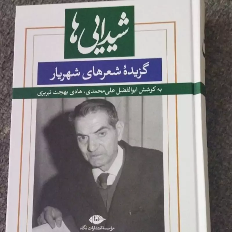 شیدایی ها 
گزیده شعرهای شهریار 
به کوشش ابوالفضل علی محمدی 
هادی بهجت تبریزی 
رقعی سلفون 
موسسه انتشارات نگاه