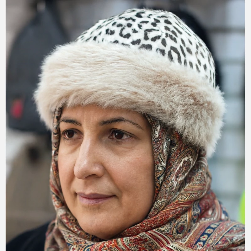 کلاه پوستی خز پلنگی