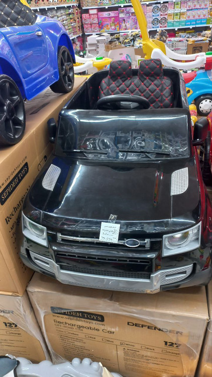 ماشین شارژی رنجرز مشکی دو موتوره