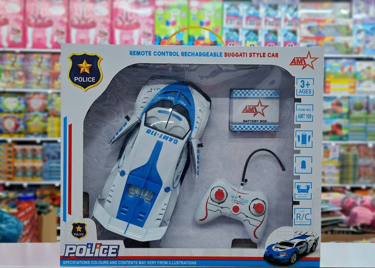 ریموت کنترل ماشین پلیس لوکس بوگاتی AMT