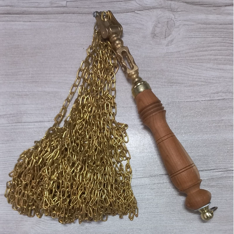 زنجیر عزاداری برنجی اصل دونه عدسی