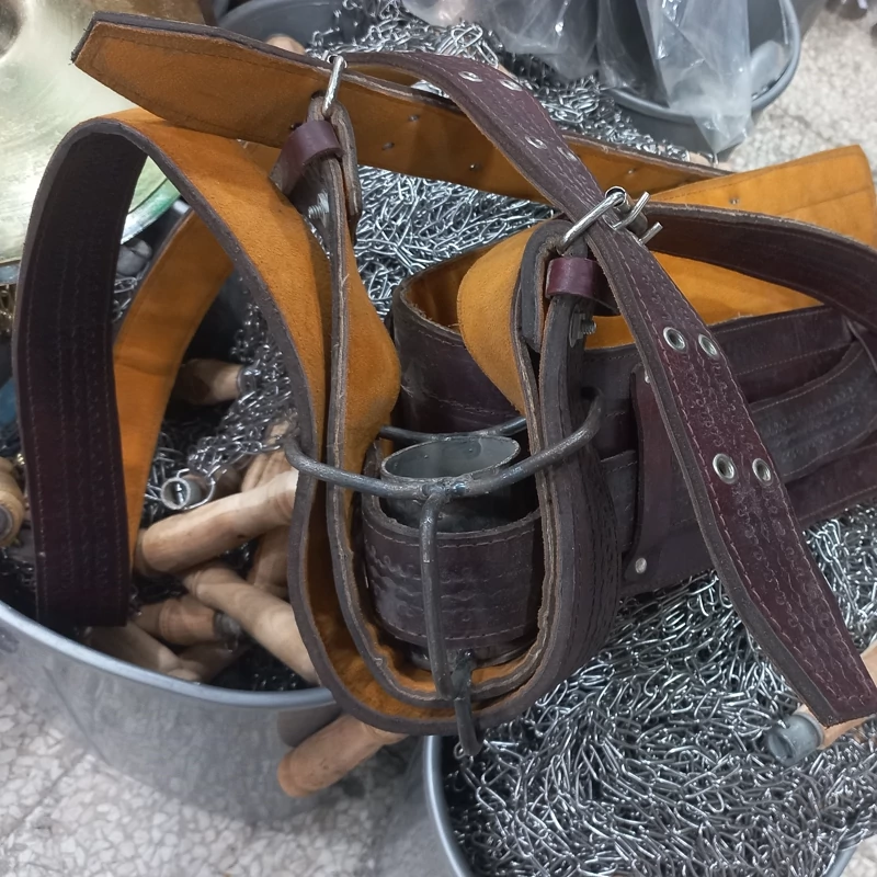 هیکلی کمربند علم حمایل علامات چرم دوبل