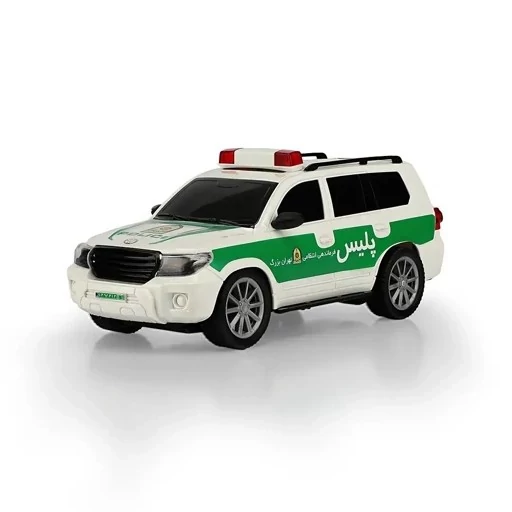 ماشین اسباب بازی تویوتا لندکروز پلیس با گیربکس قدرتی برند TSMA