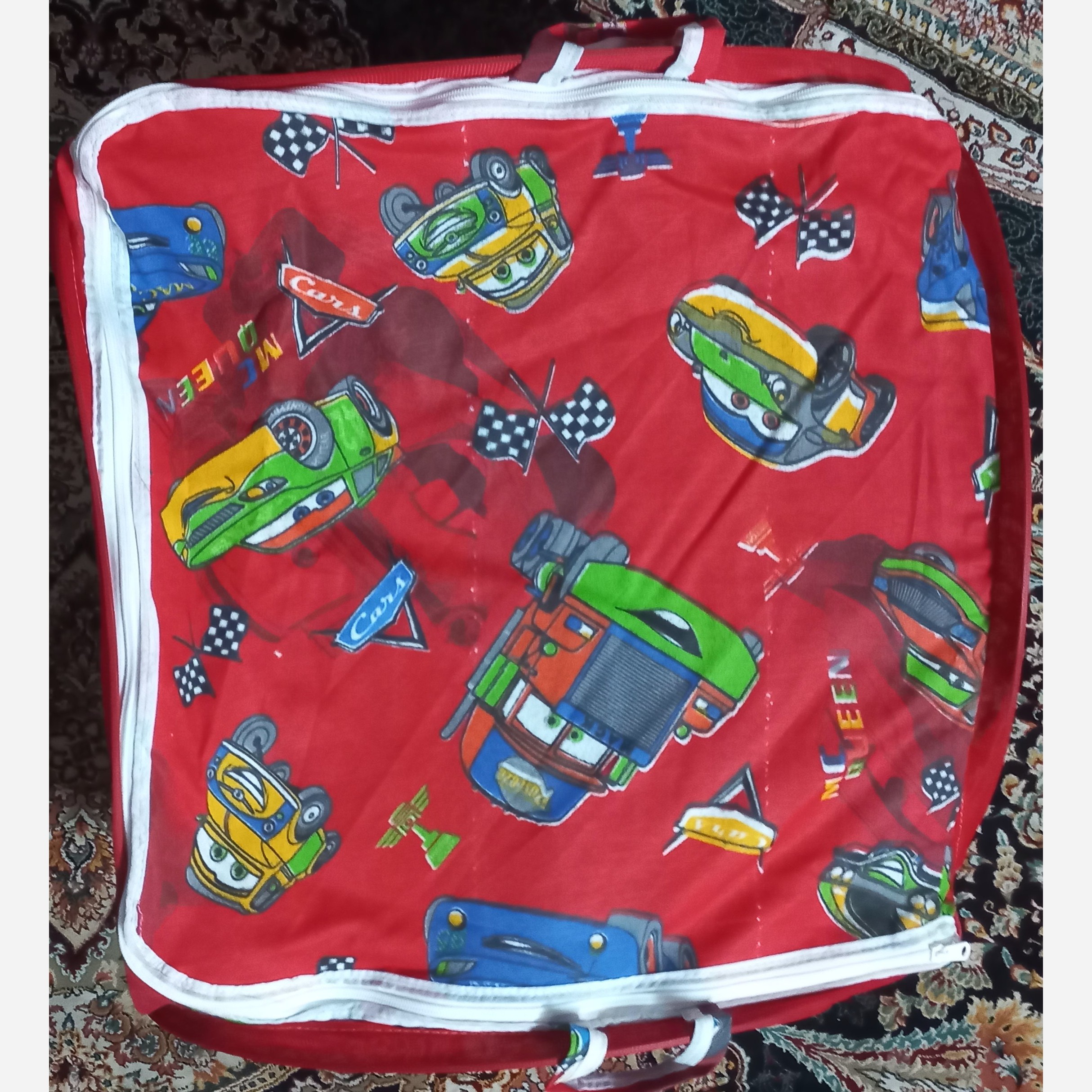 کیسه اسباب بازی تاشو پارچه ای