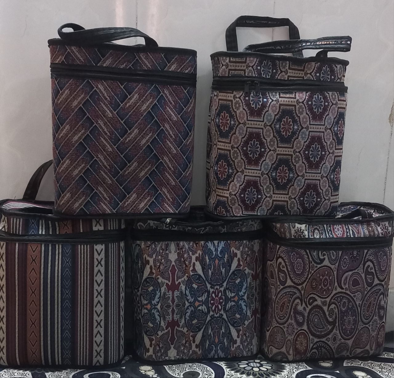 ساک فلاکسی 3 تکه جاجیم جهیزیه