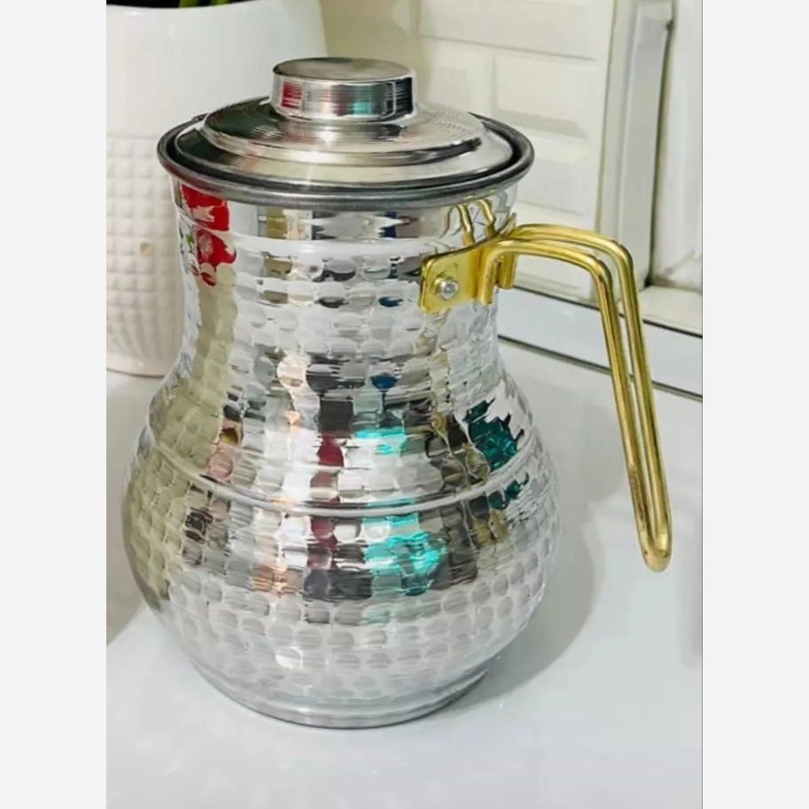 پارچ رویی چکشی دسته برنجی سنتی