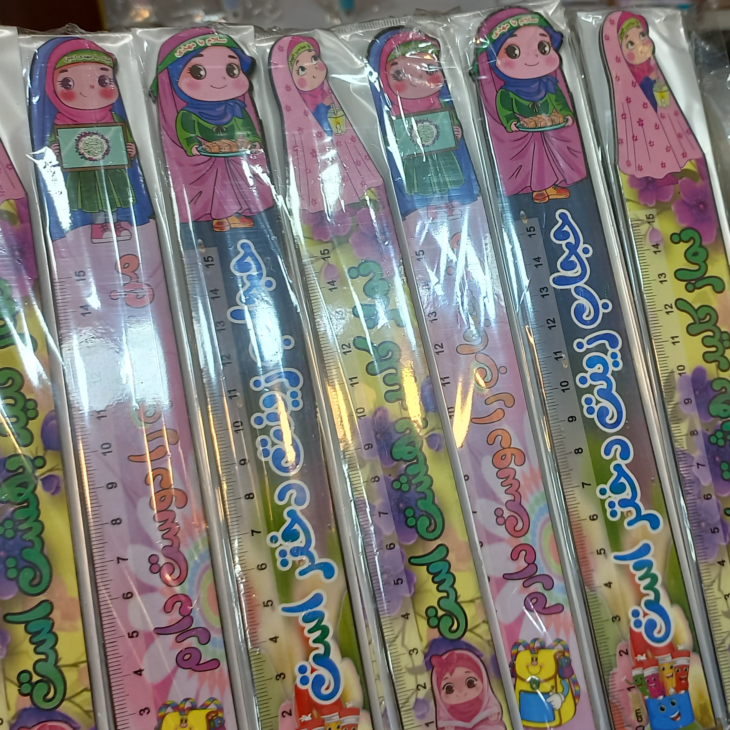 خطکش چوبی پسرانه 500 عدد